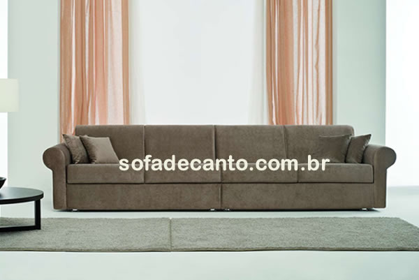 Sofá de 4 lugares grande - Sua Fámilia vai Amar