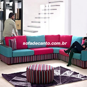 sofas de canto duas cores