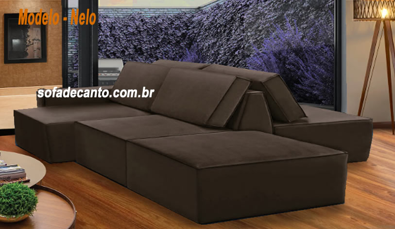 Sofá de dois lados - Conforto para toda família
